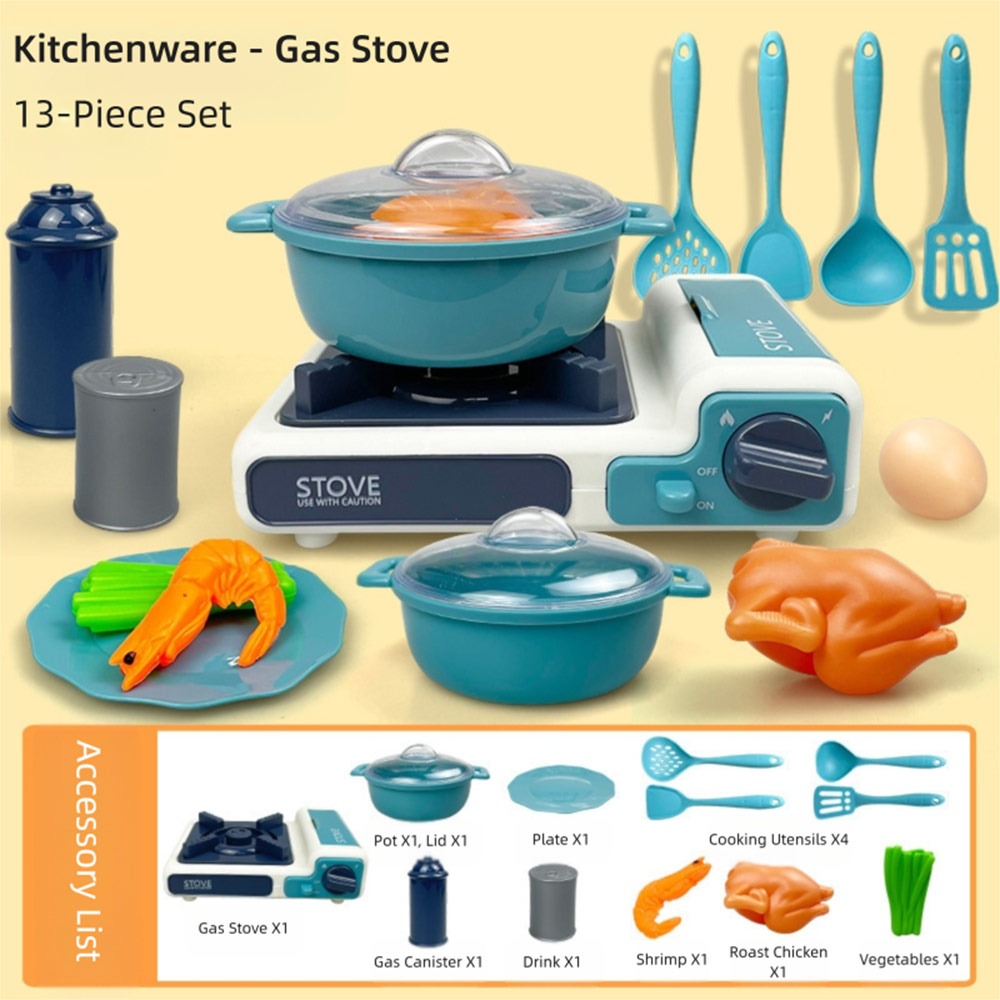 Kitchen Kids Baking Set - 재미있는 멀티 컬러 요리 플레이 세트