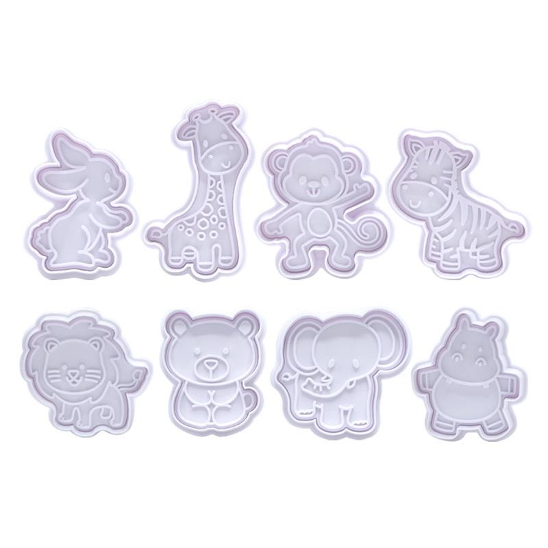 Kitchen Kids Baking Set - 4종 동물 쿠키 커터 세트 -
