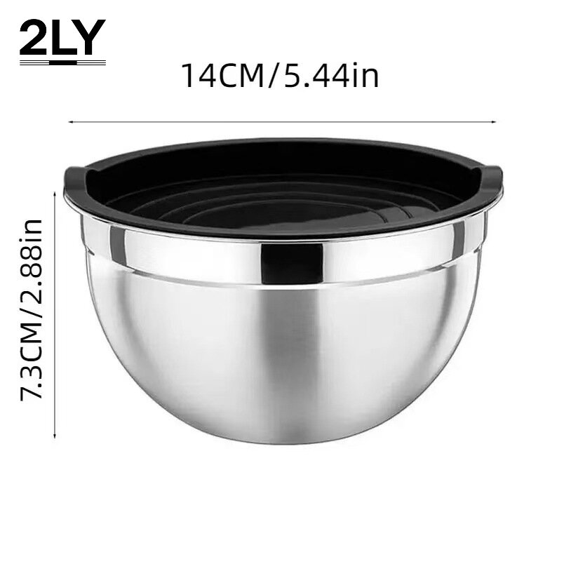두꺼운 스테인리스 스틸 믹싱볼 세트(뚜껑 포함), 주방 - Baking Kitchen Set 리뷰 및 가격