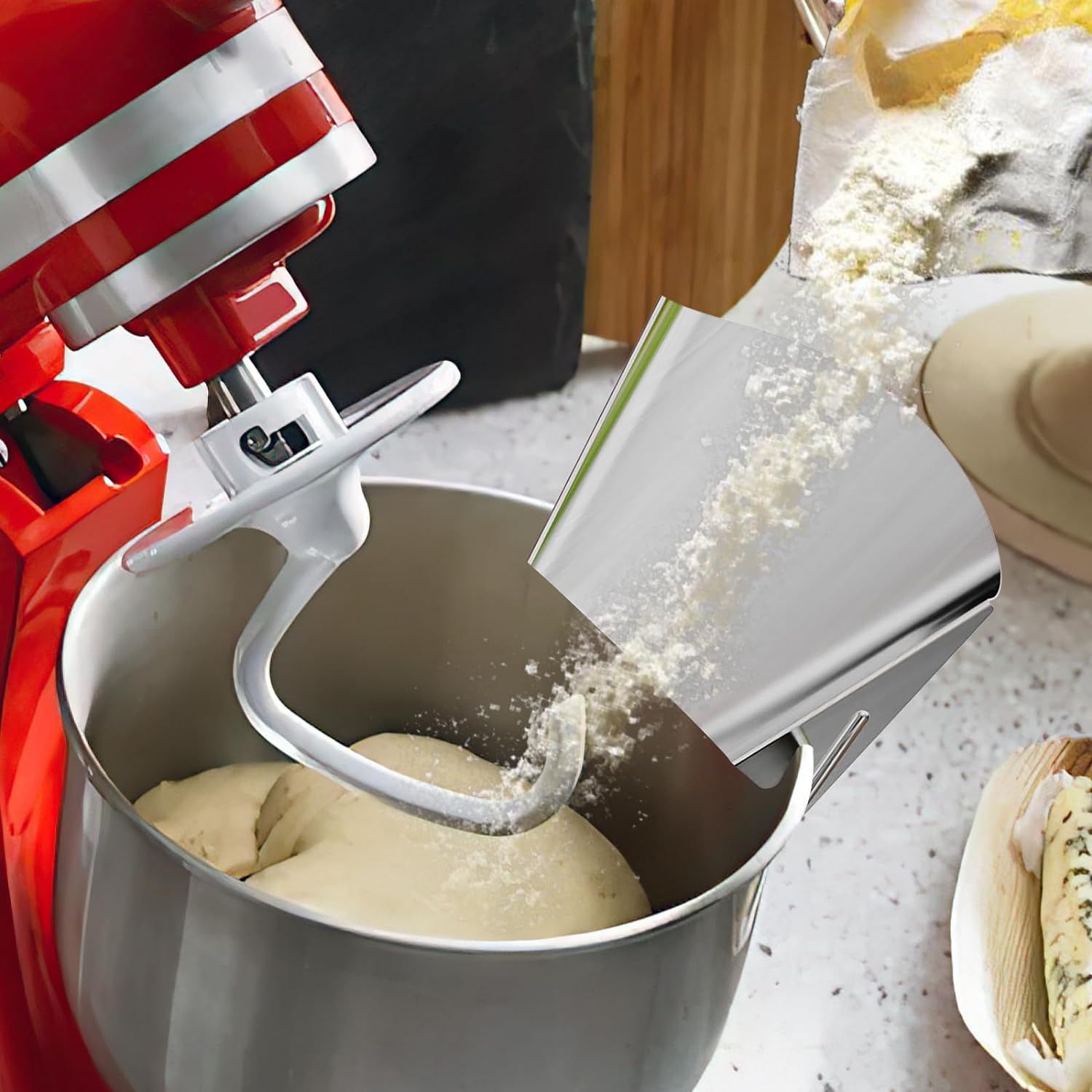 KitchenAid 스탠드 믹서용 푸어링 슈트 스테인레 - Kitchen Uncle 리뷰 및 가격
