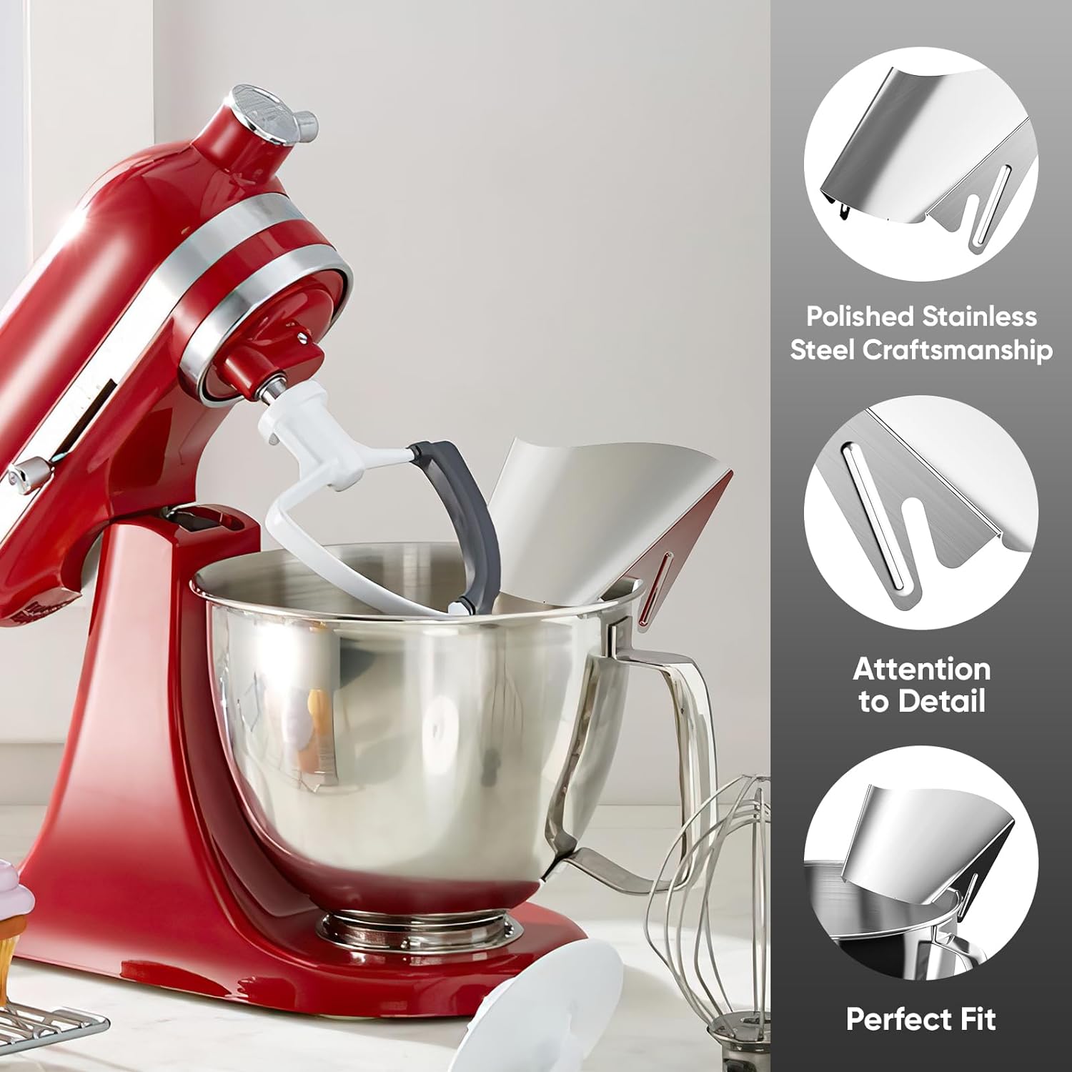 KitchenAid 스탠드 믹서용 푸어링 슈트 스테인레 - Kitchen Uncle 리뷰 및 가격