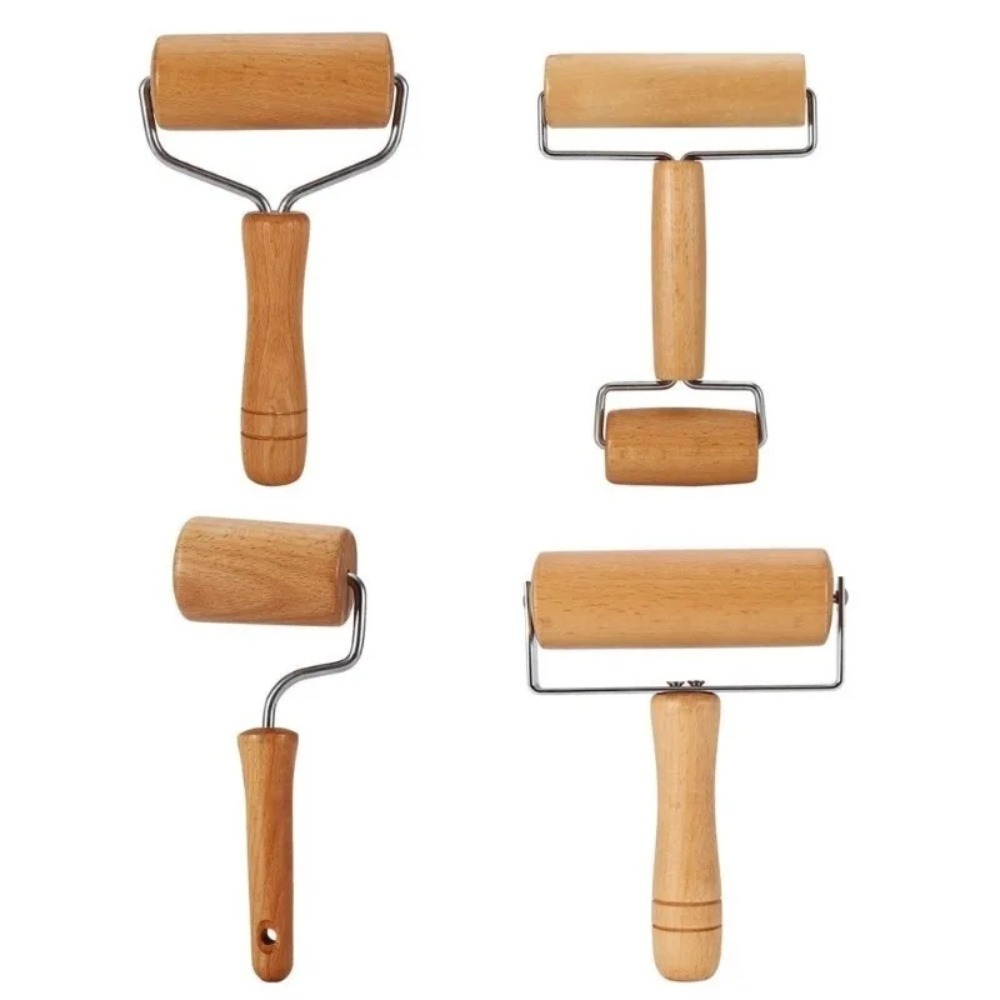 1Pc 나무 롤링 핀 피자와 만두 베이킹을위한 휴대용  - Kitchen Roller Baking 리뷰 및 가격