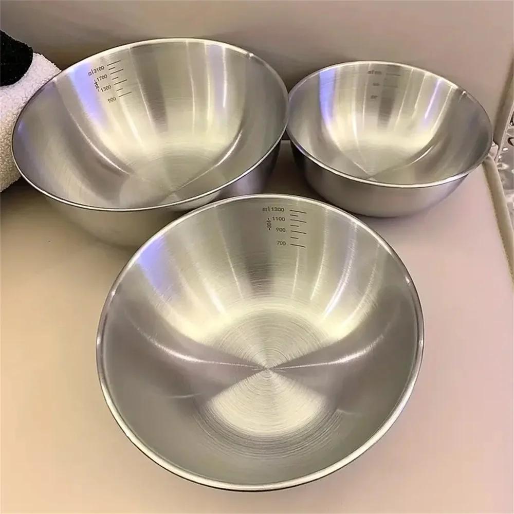 1-3개 스테인리스 스틸 볼 세트(계량 눈금 포함) - - Baking Kitchen Set 리뷰 및 가격