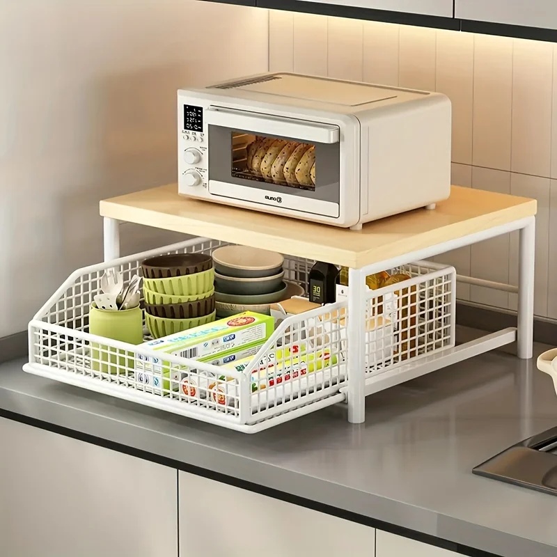 서랍과 베이킹 랙이 포함된 수직형 전자레인지 스탠드,  - Kitchen Baking Rack 리뷰 및 가격