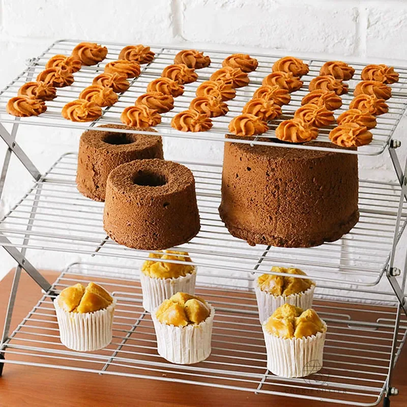 접이식 다층 케이크 냉각 랙 논스틱 열 방출 제빵 도구 - Kitchen Baking Rack 리뷰 및 가격