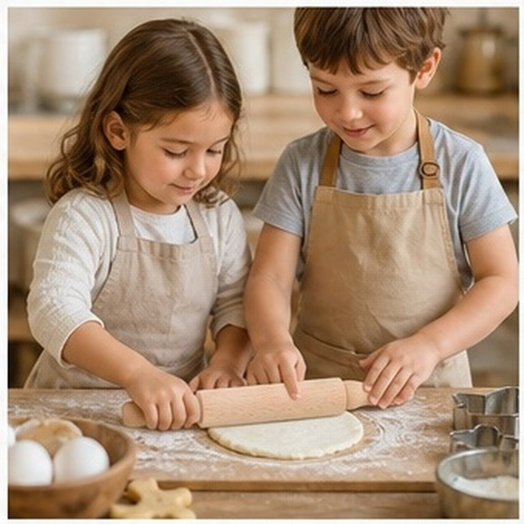 나무 재질의 미니 롤링 핀, 크리스마스 베이킹용, 23 - Kitchen Roller Baking 리뷰 및 가격