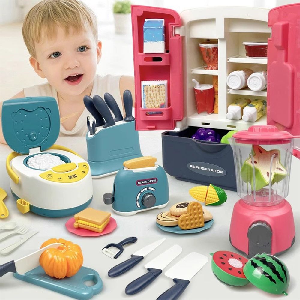 재미있는 다채로운 색상의 요리 놀이 세트 플라스틱 전자 - Kitchen Kids Baking Set 리뷰 및 가격