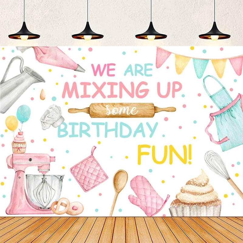 핑크 베이킹 디저트 요리 생일 축하 사진 배경 우리는  - Kitchen Baking Background 리뷰 및 가격