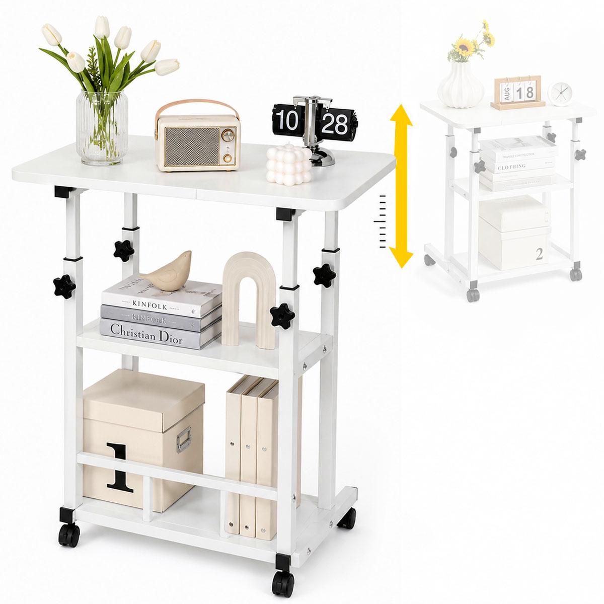3단 높이 조절식 이동식 카트, 견고한 금속 소재, 잠 - Kitchen Baking Cart 리뷰 및 가격